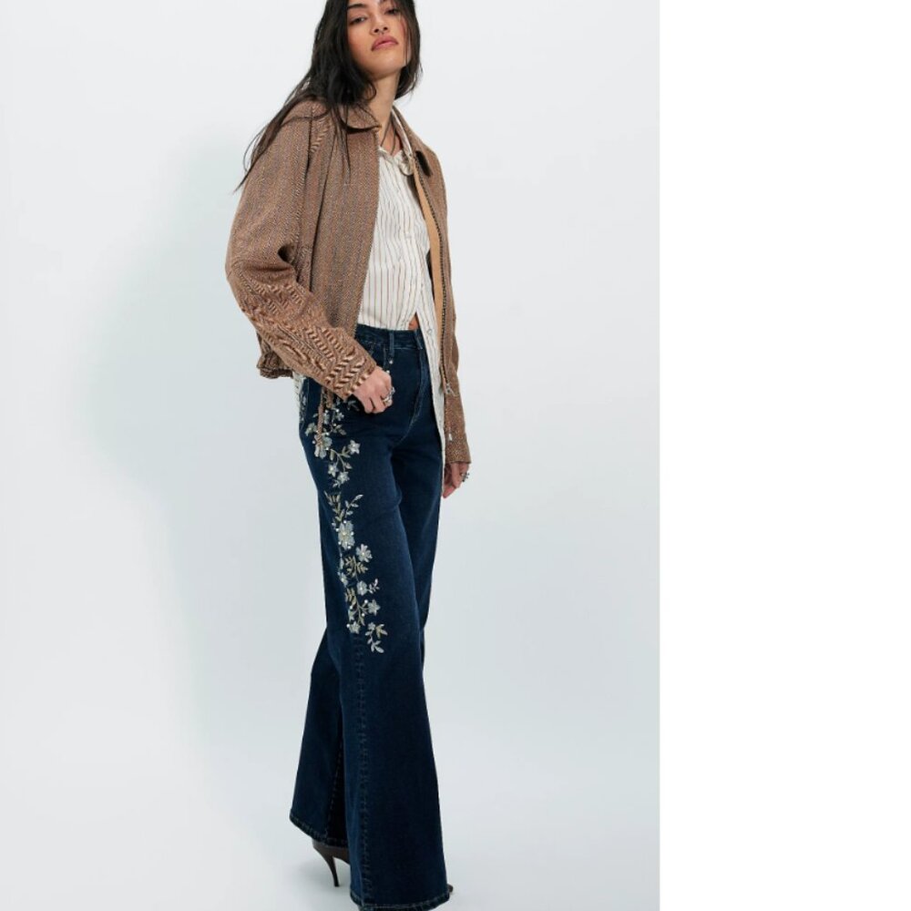 DRIFTWOOD JEANS Dark Wash Penelope X Gilded Garden Jeans 2512 8M4